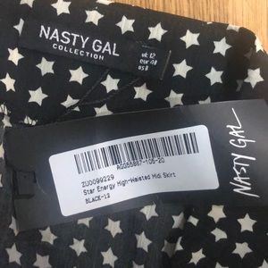 Nasty Gal High-Waisted Midi Skirt